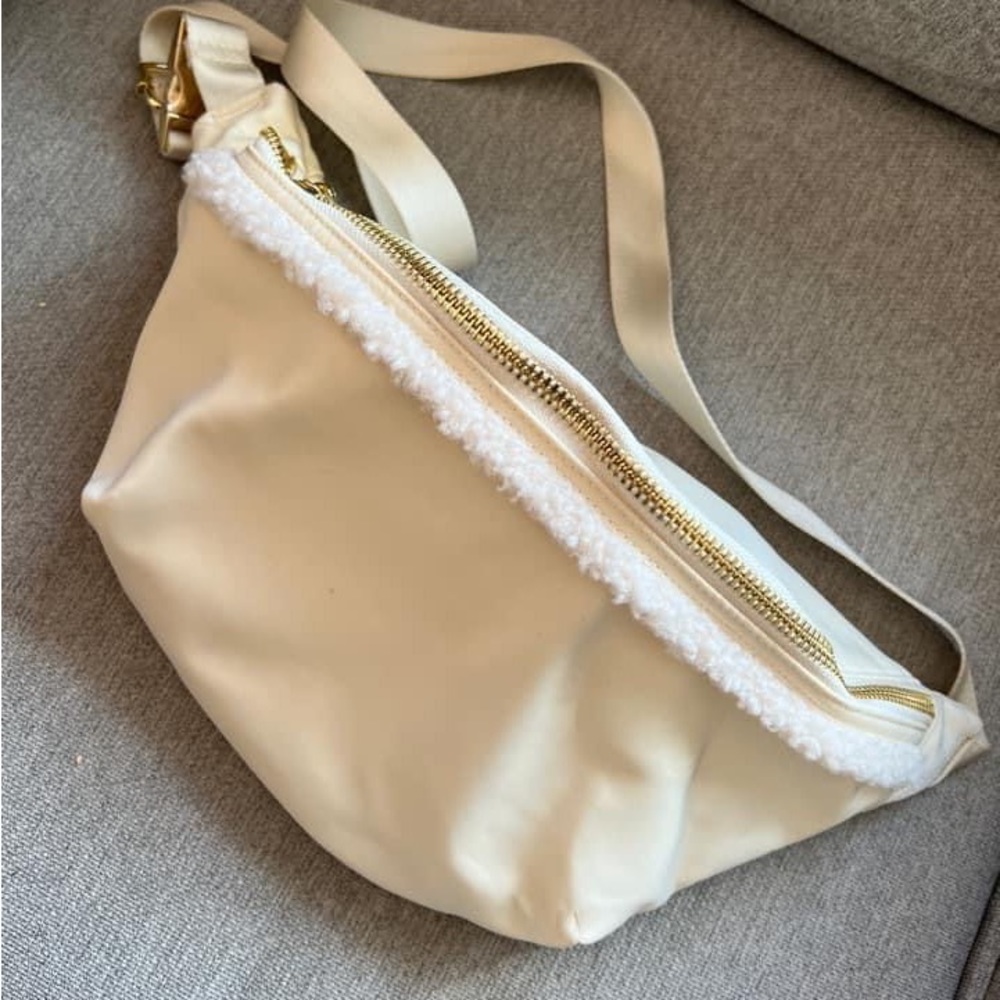 Stoney Clover Lane Cream Crossbody Bag